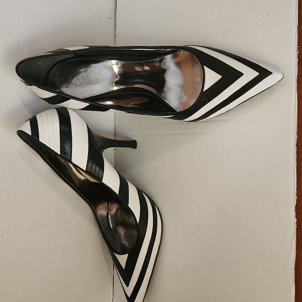 Black/White Pumps